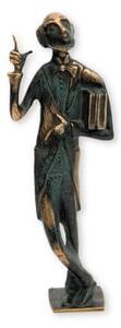 Statueta bronz "Omul cu carti" editie limitata