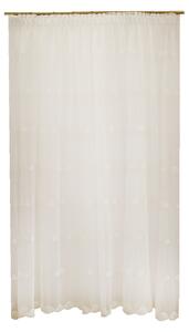 Perdele Velaria tul ivoire cu model brodat, 300x 270 cm