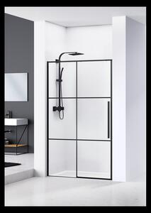 Cabina de dus cu o usa culisanta SPARKE model JACORE 03 BLACK