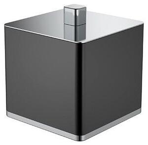 Cutie pentru depozitare obiecte baie SPARKE model SOPA 01 BLACK-CHROME
