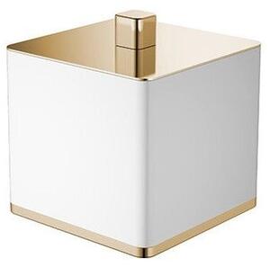 Cutie pentru depozitare obiecte baie SPARKE model SOPA 01 WHITE-GOLD