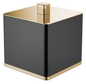 Cutie pentru depozitare obiecte baie SPARKE model SOPA 01 BLACK-GOLD