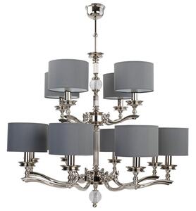 Candelabru 12 brate design modern realizat manual Tivoli