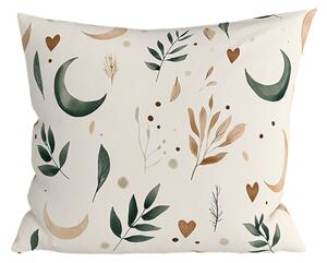 Husa de perna din microfibra BOHO MOON 45x45 cm, crem