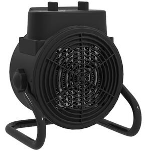 HOMCOM Încălzitor electric reglabil cu 3 moduri, 21.5x15.8x22 cm, Negru | Aosom Romania