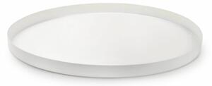 Tava decorativa CIRVIA Ø31,5 cm, alb