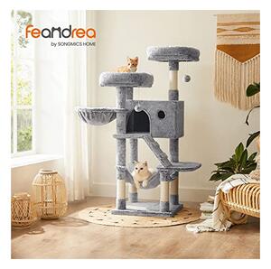 Copac pentru pisici, Feandrea, PCT162W01, Gri, ‎49 x 49 x 135 cm