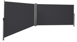 Copertina laterala dubla Songmics Gri 160x600 cm
