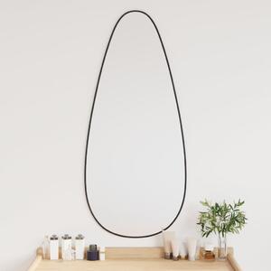 Oglindă de perete, negru, 100x45 cm