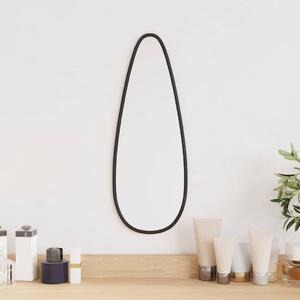 Oglindă de perete, negru, 40x15 cm