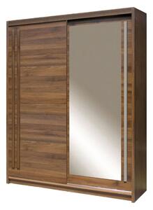 Dulap EFFECT, stejar columbia, PAL melaminat, cu 2 usi, 175x59x215 cm