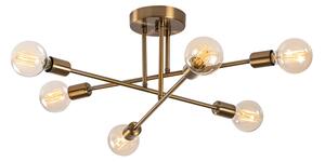 Lampă de tavan cu flori, vintage
