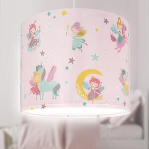 Dalber Lampă suspendată Fairy Dreams, multicoloră, Ø 33 cm