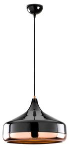 Lampă suspendată Yildo, negru-cupru