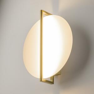 Maytoni Aplică de perete cu LED Mira, auriu/alb, înălțime 30 cm, metal