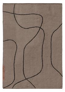 Covor maro lavabil din bumbac 140x200 cm Shadow – Mette Ditmer Denmark