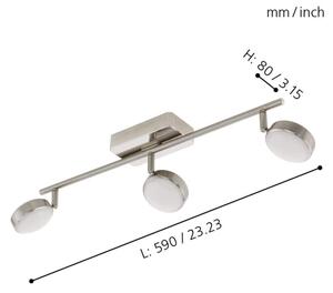 Eglo 97716 - Spot LED RGB CORROPOLI-C 3xLED/5W/230V