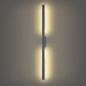 Brilagi LUNA - Aplică LED de exterior pentru perete, 30W, 230V, 4000K, IP65, 150 cm, antracit, CRI 90