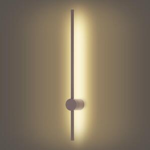 Brilagi AURA - Aplică LED de exterior pentru perete, 12W/230V, 3000K, IP54, 65 cm, maro, CRI 90