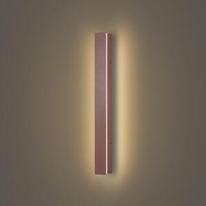 Brilagi - Aplică LED de exterior LINEAR, 12W, 230V, 3000K, IP65, 50 cm, maro, CRI 90