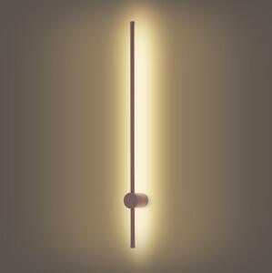 Brilagi - Aplica de exterior LED AURA LED/20W/230V 3000K IP54 97 cm maro IRC 90