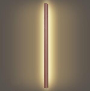 Brilagi-LED LINEAR Aplica LED de perete pentru exterior, 32W, 230V, 3000K, IP65, 140 cm, maro, CRI 90