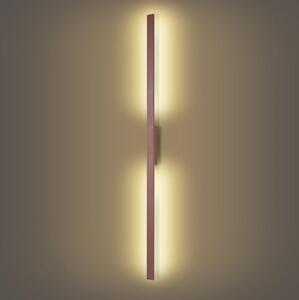 Brilagi - Aplica LED de exterior LUNA, 30 W, 230 V, 3000 K, IP65, 150 cm, maro, CRI 90