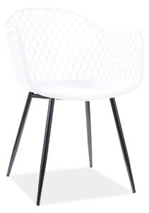 OFERTA Scaun din plastic alb CORRAL B II. calitate secundara