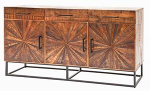 Comoda design industrial Wood Art 160cm Mango