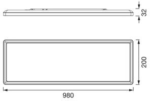 Osram - Lampă de tavan LED PLANON EASYFIX LED/30W/230V 2800/4000/6000K IP54 alb