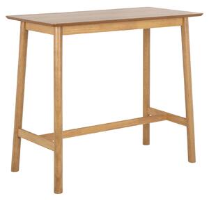 MAZZONI EXPORT ZARION Stejar natural - MASĂ DE BAR/BUCĂTĂRIE ÎNALTĂ DE LEMN FURNIR