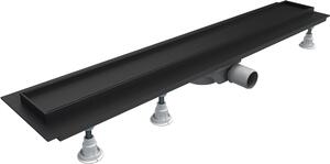 Schedpol Base-Low rigolă duș 80 cm negru OLP80/CST-LOW