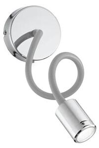 Ideal Lux - Lampă flexibilă LED FOCUS, 4W, 230V, CRI 90, crom lucios