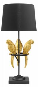 Veioza, Lampa de masa Wildlife Papagal 75cm, auriu