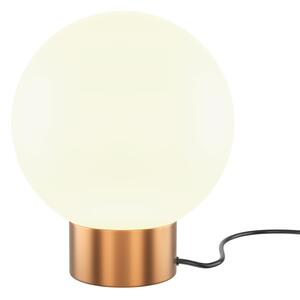 Veioza/Lampa de masa design decorativ Basic alb/auriu