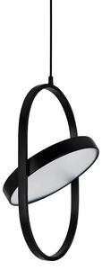 Lustra suspendata LED design minimalist SPINER 19 negru