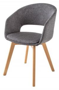 Set 2 scaune design scandinav Nordic Star gri