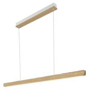 Lustra LED suspendata lemn design slim scandinav Ilgas