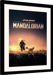 Poster înrămat Star Wars: The Mandalorian