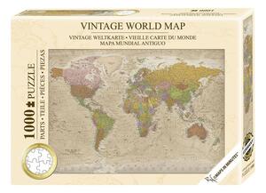 Puzzle Vintage World Map