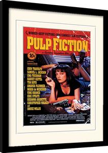 Poster înrămat Pulp Fiction - Uma On Bed