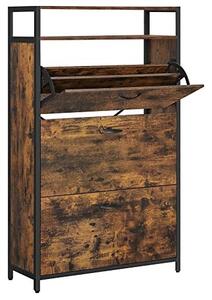 Pantofar, Vasagle, Negru , 80x30x131 cm