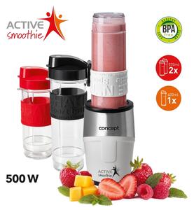 Smoothie maker Concept SM3380 Active Smoothie500 W alb 2 x 570 ml + 400 ml