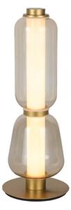 Veioza, Lampa de masa design modern LED DECO auriu/ sampanie