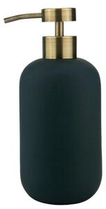 Dozator de săpun lichid gri antracit din ceramică 200 ml Lotus – Mette Ditmer Denmark