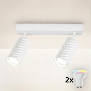 Brilagi - Spot LED RGBW reglabil SELE MODERN 2xGU10/4,8W/230V alb