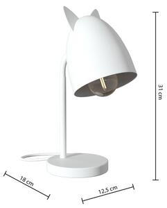 Atmosphera - Lampă de masă pentru copii OREILLES 1xE14/40W/230V albă