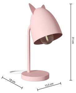 Atmosphera - Lampă de masă pentru copii OREILLES 1xE14/40W/230V roz