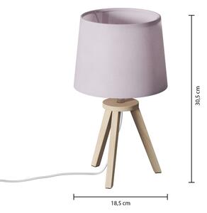 Atmosphera - Lampă de masă TRIPOD 1xE14/40W/230V pin/roz