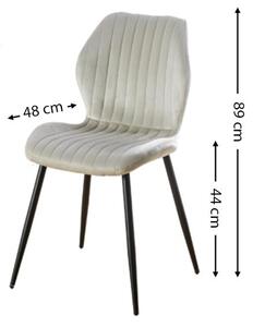 Scaun Living Tapitat KJC104 Bej